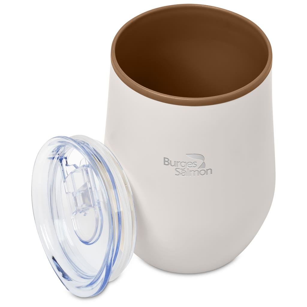 Serendipio Ovolo Stainless Steel & Plastic Double-Wall Tumbler – 350ml